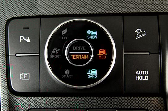 โหมดปรับการขับขี่เฉพาะสภาพถนน Multi-terrain mode (Snow, Mud, Sand)